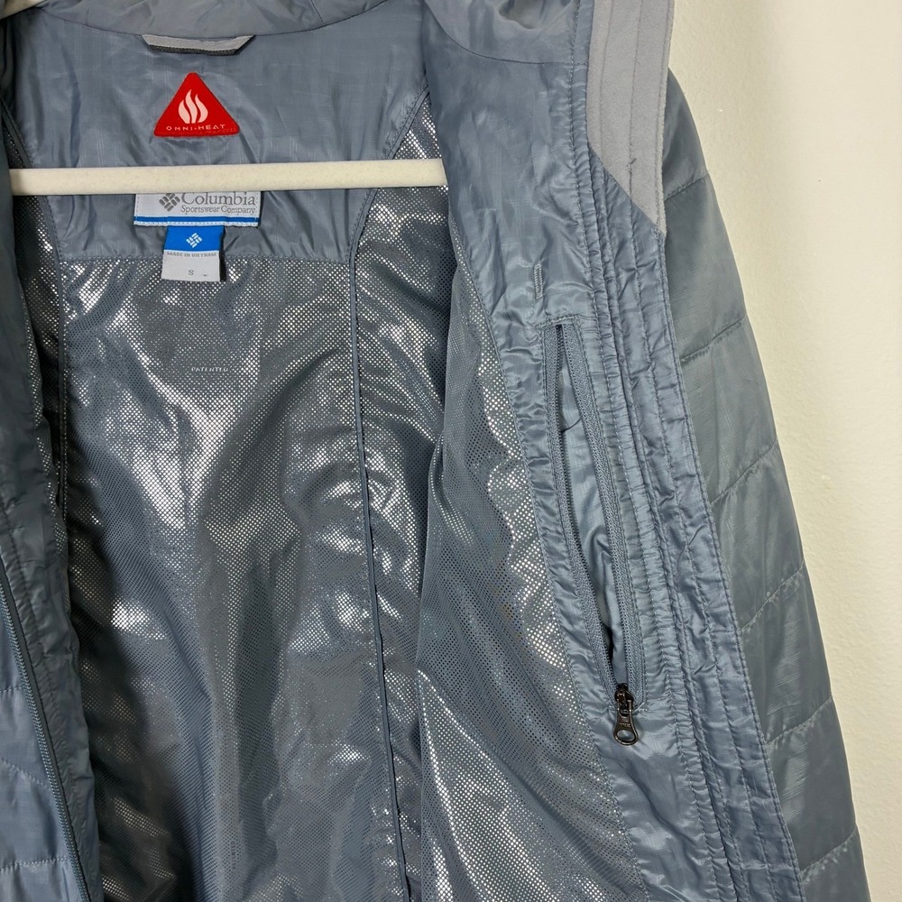 Columbia Mighty Lite Omni Heat Puffer Jacket Women's Small Quilted Winter Spring - Picture 8 of 8